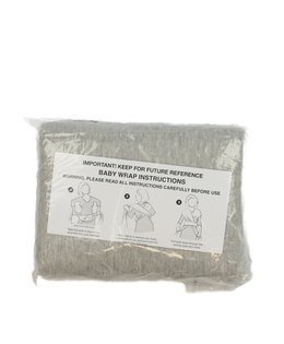 Nový šedý melírovaný zavinovací šátek do 15 kg