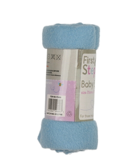 Nová modrá hebká dečka 70x70 cm