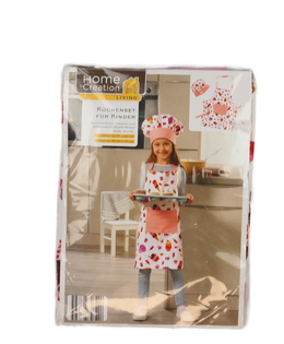 Nová zástěra a čepice pro malou kuchařku 