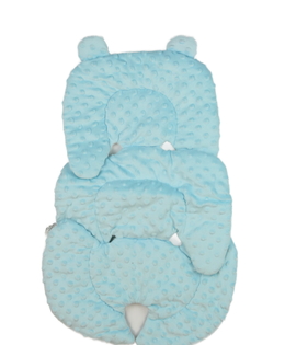 Nová modrá výplň do autosedačky