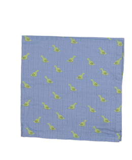 Modrý dinosauří mušelínový hadřík Next