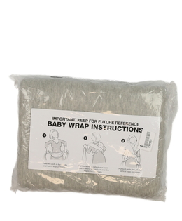 Nový šedý melírovaný zavinovací šátek do 15 kg