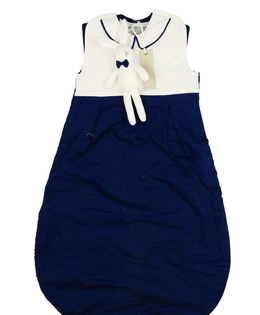 Nový modrý spací pytel s plyšáčkem John Lewis