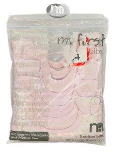 Nové růžové bryndáky 5 ks Mothercare
