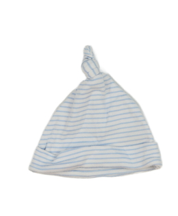 Bavlněná modře pruhovaná čepička Next