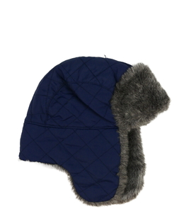 Tmavě modrá ušanka