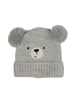 Šedá čepice s oušky a čumáčkem F&F
