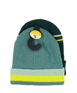 Nové zelené čepice 2 ks Tu 