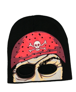 Černá pirátská čepice 