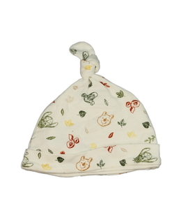 Bílá bavlněná čepice Medvídek Pú Disney Primark 