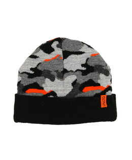 Šedá maskáčová čepice 