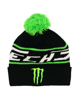 Černo-zelená čepice Monster 