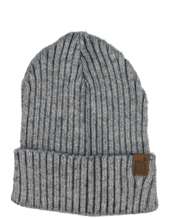 Šedá melírovaná čepice Next