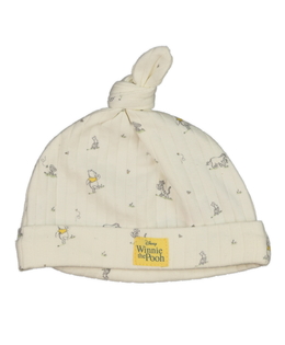 Krémová bavlněná čepice Medvídek Pú George