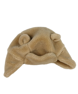 Hnědá beránková ušanka Tu 