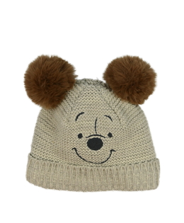 Hnědá čepice Medvídek Pú George