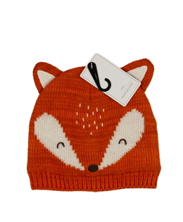 Nová hnědá čepice s liškou Mothercare