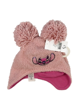Nová růžová zimní čepice Stitch Disney George
