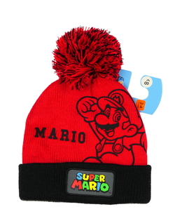 Nová červená čepice Mario Primark