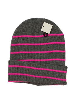 Nová šedo-růžová čepice pro dospělé