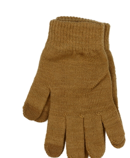 Hnědé rukavice