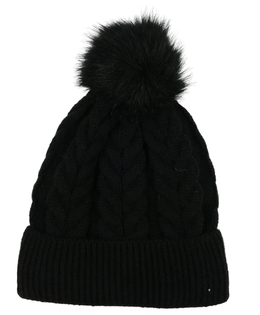 Černá čepice s teplou podšívkou George