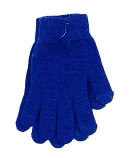 Modré melírované rukavice