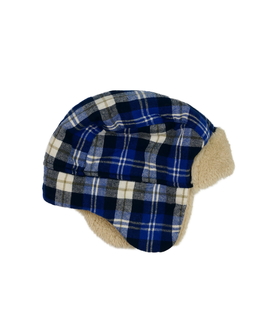 Modrá zimní ušanka George