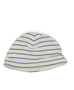 Bílá bavlněná čepička s pruhy F&F