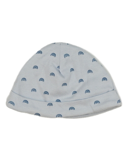 Modrá bavlněná čepička s duhou F&F