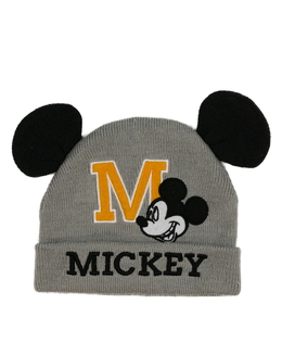 Šedá čepice Mickey s oušky Disney 