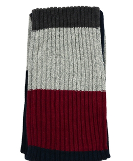 Tmavá pruhovaná šála Next