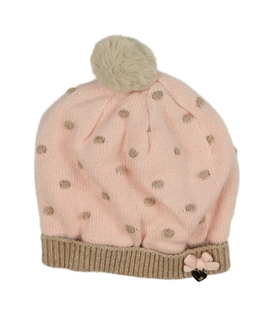 Růžová čepice s nopíky Mayoral 