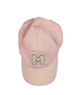 Růžová lesklá kšiltovka 