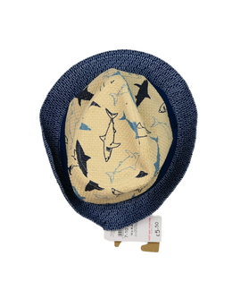 Nový slaměný klobouk se žraloky Nutmeg