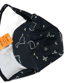 Nová černá čepice s ochrannou krku George