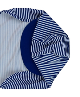 Pruhovaná čepice s ochrannou krku George