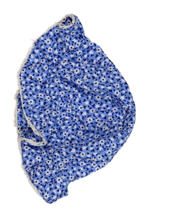 Modrý květinový klobouk George