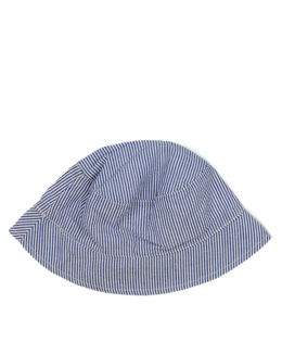 Modrý pruhovaný klobouk F&F