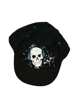 Černá kšiltovka s lebkou 