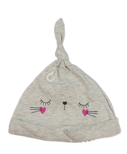 Šedá bavlněná čepice s čumáčkem Bluezoo