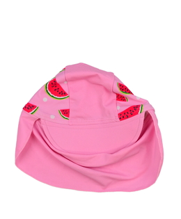 Růžová čepice s ochrannou krku 