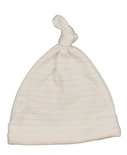 Bílo-růžová bavlněná čepička Next