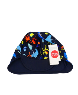 Nová modrá čepice s ochrannou krku Mothercare