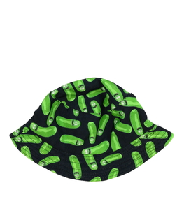 Tmavý klobouk s okurkami 