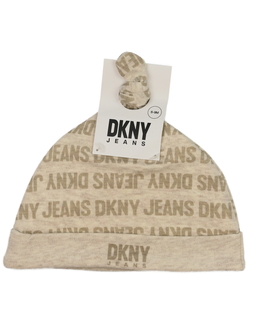 Nová bavlněná hnědá čepička DKNY