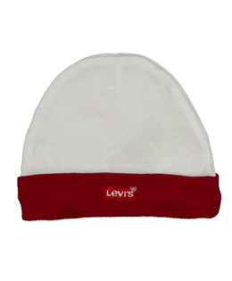 Bílo-červená bavlněná čepička Levi´s 