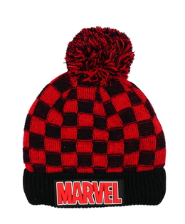 Červeno-černá zimní čepice Marvel George