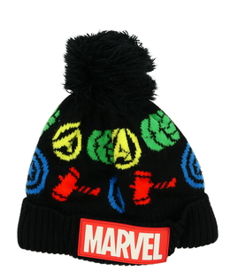 Černá čepice Marvel George