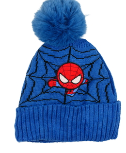 Modrá čepice Spider-man 